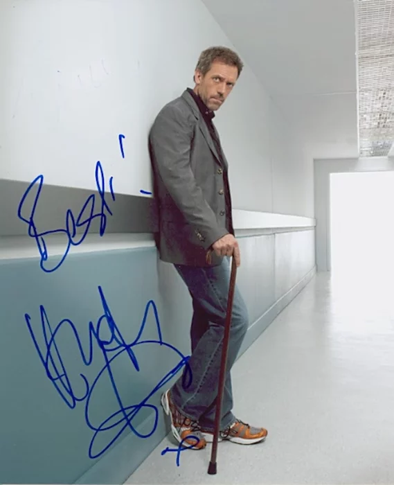 Hugh Laurie autograph