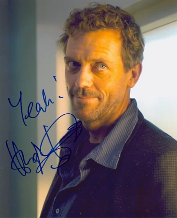 Hugh Laurie autograph