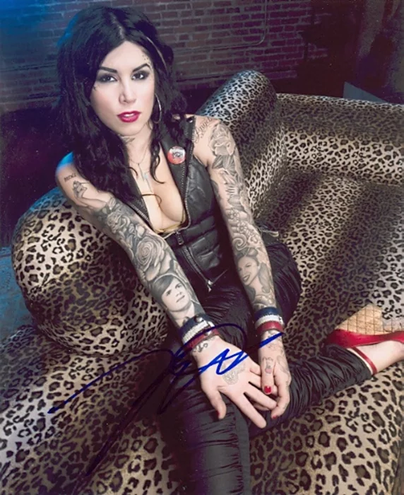 Kat von D autograph