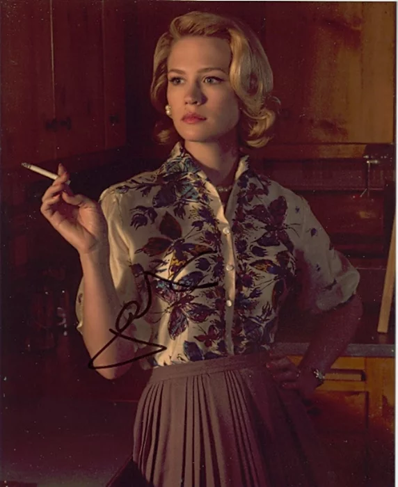 January Jones autograph