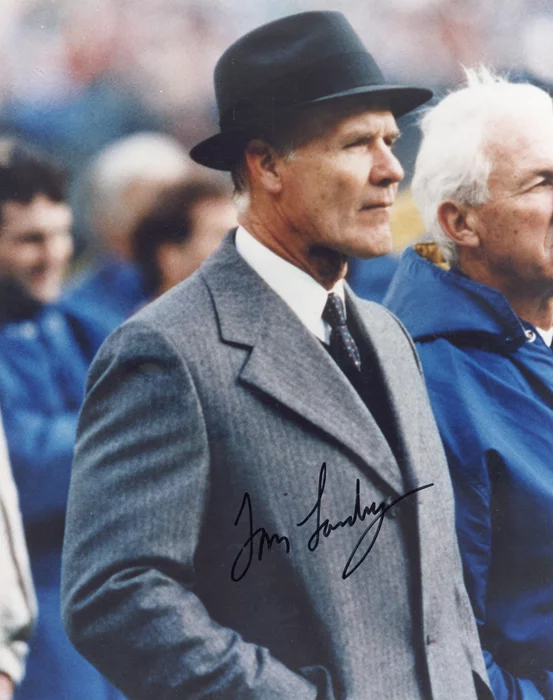 Tom Landry autograph