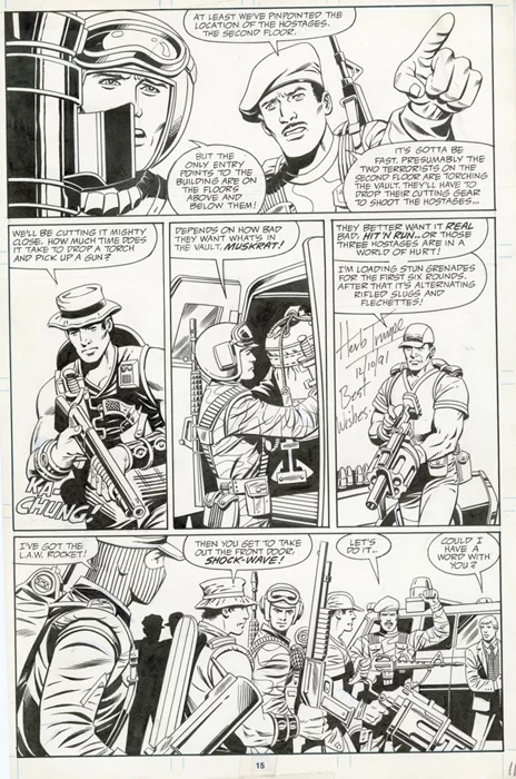G.I. Joe autograph