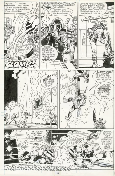 G.I. Joe autograph