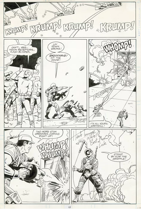 G.I. Joe autograph