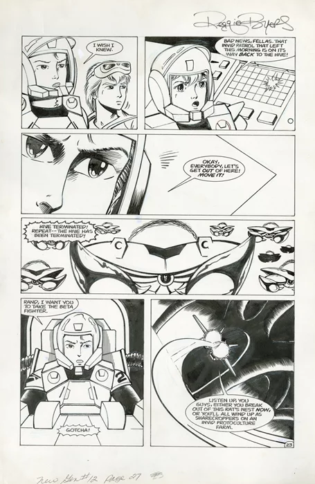 Robotech The New Generation autograph