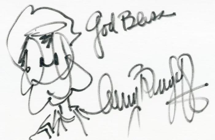 Gary Burghoff autograph