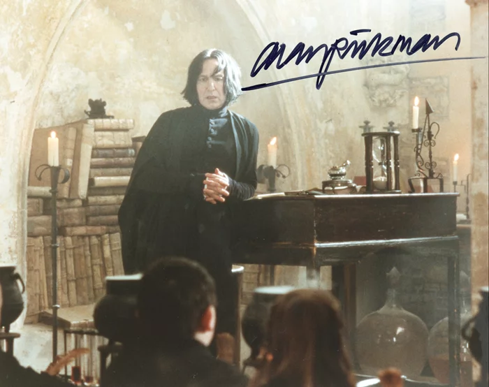 Alan Rickman autograph