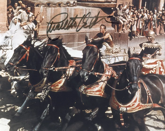 Charlton Heston autograph
