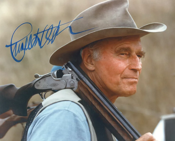 Charlton Heston autograph