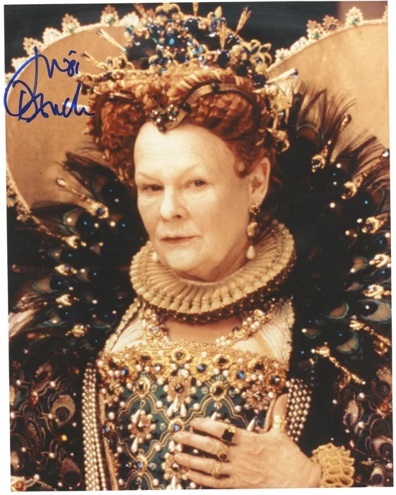 Judi Dench autograph