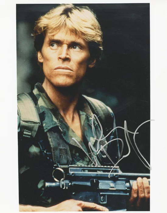 Willem DaFoe autograph