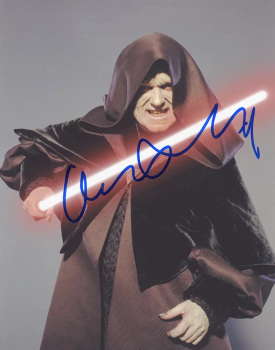 Ian McDiarmid autograph