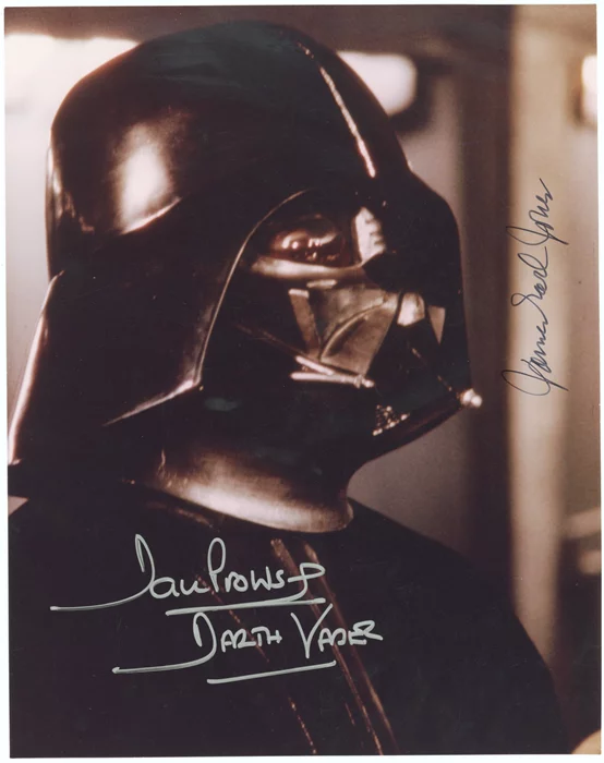 Darth Vader autograph