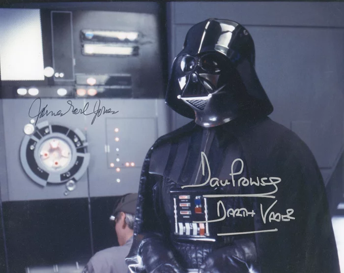 Darth Vader autograph