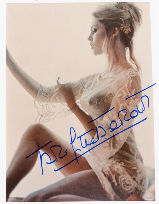 Brigitte Bardot autograph