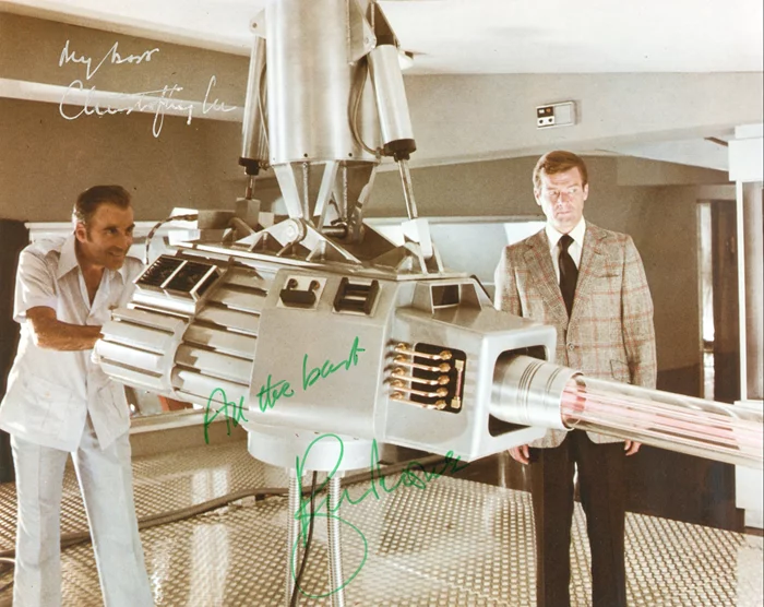 The Man With the Golden Gun autograph