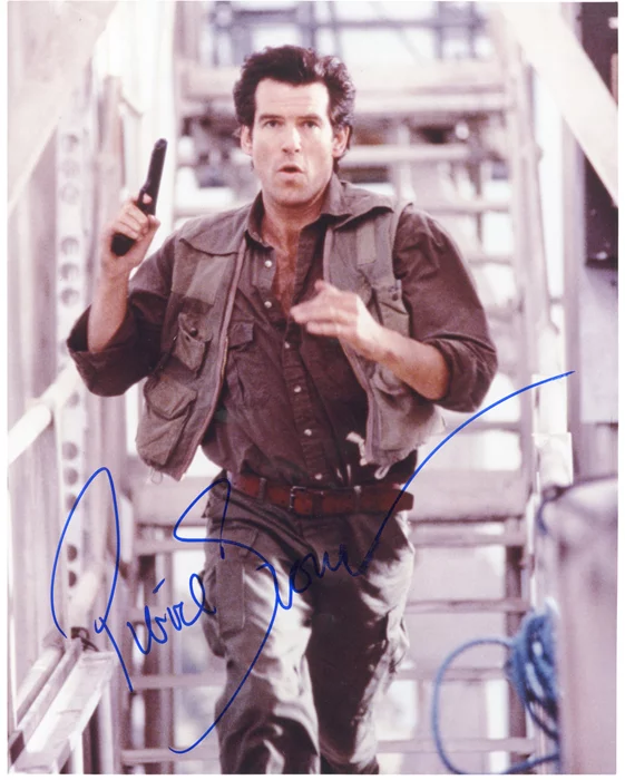 Pierce Brosnan autograph