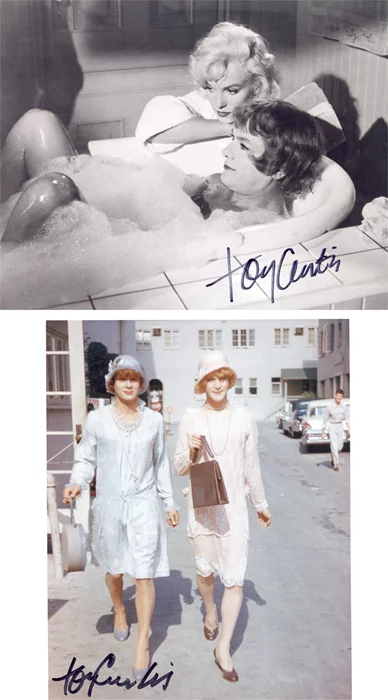 Tony Curtis autograph