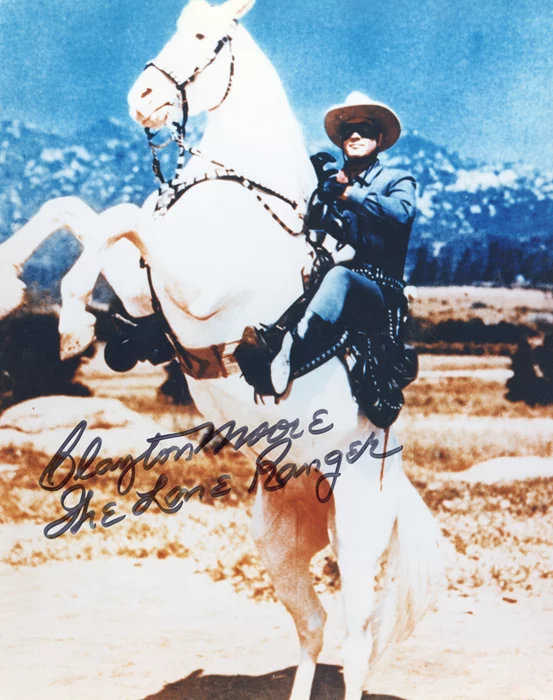 Clayton Moore autograph