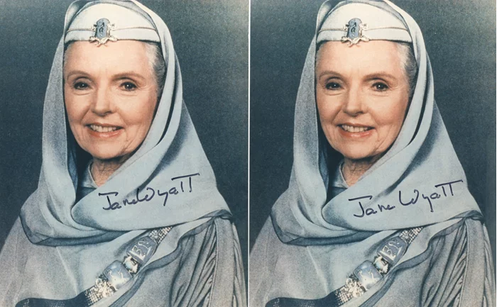 Jane Wyatt autograph