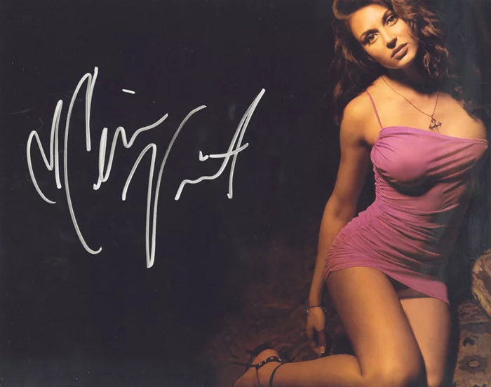 Cerina Vincent autograph