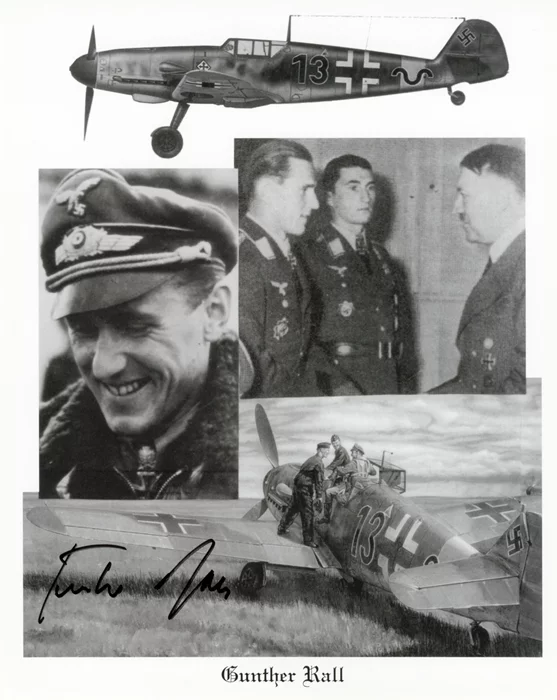 Gunther Rall autograph