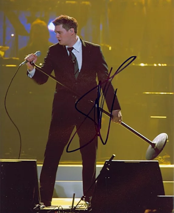 Michael Buble autograph