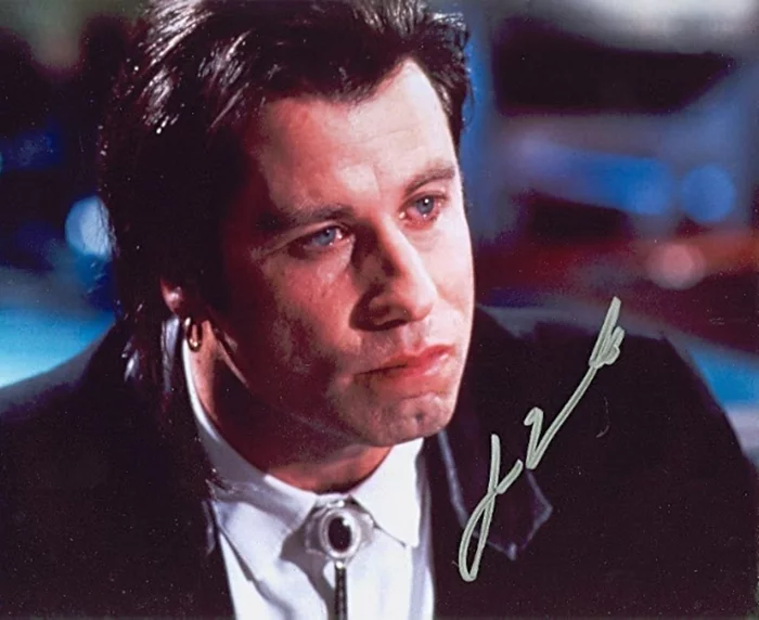 John Travolta autograph