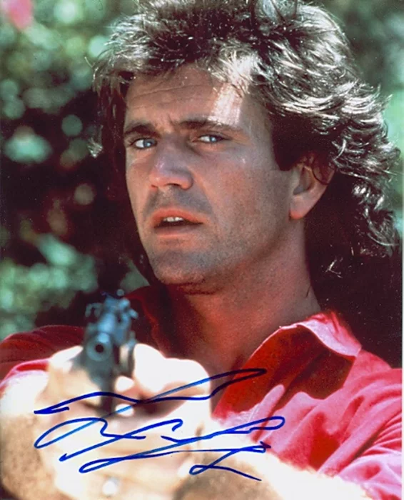 Mel Gibson autograph