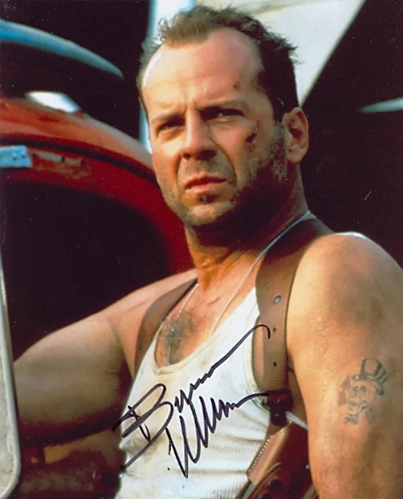 Bruce Willis autograph