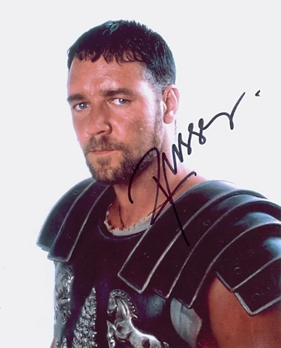 Russell Crowe autograph