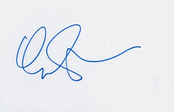 Emma Stone autograph