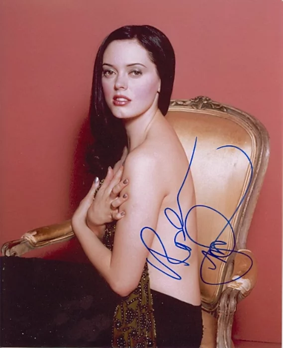 Rose McGowan autograph