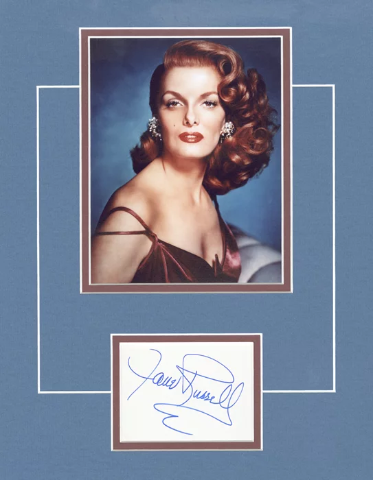 Jane Russell autograph