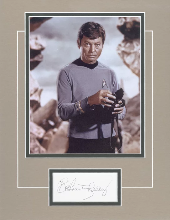 Deforest Kelley autograph