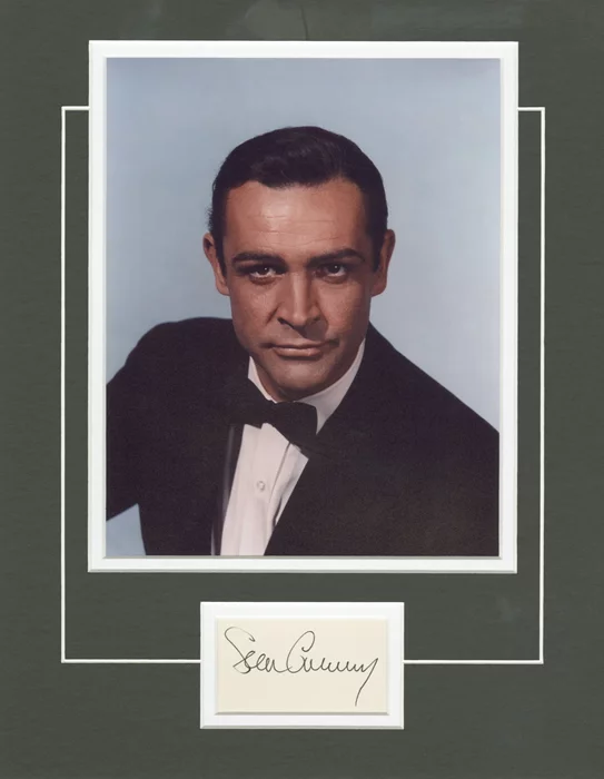 Sean Connery autograph