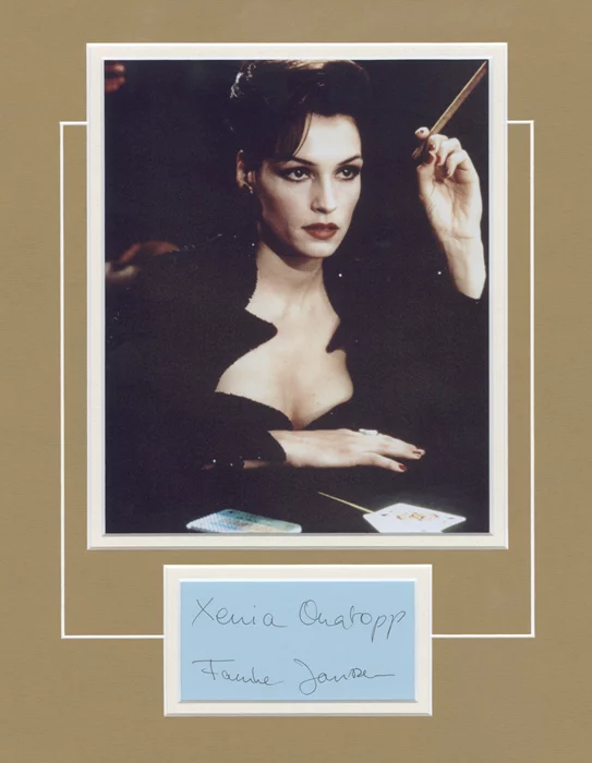 Famke Janssen autograph