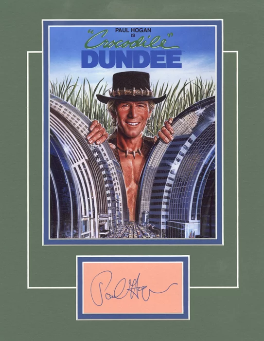 Crocodile Dundee autograph