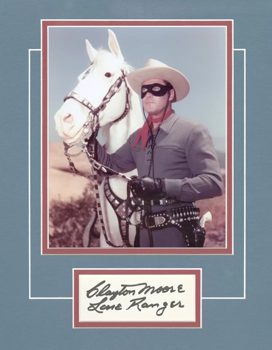 Clayton Moore autograph
