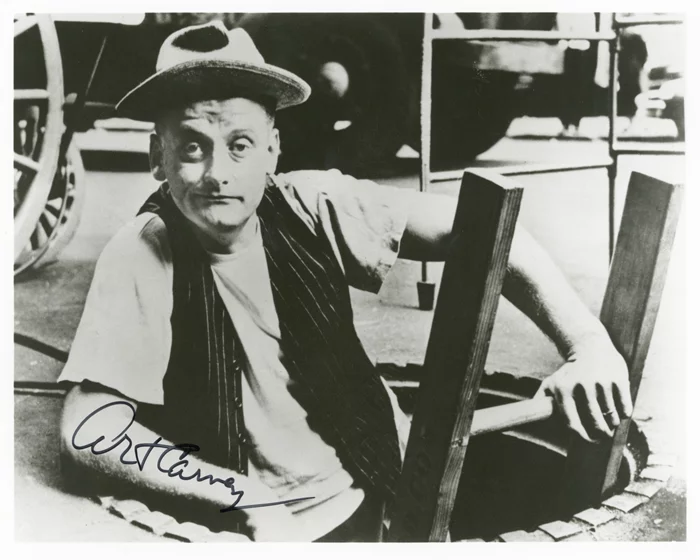 Art Carney autograph