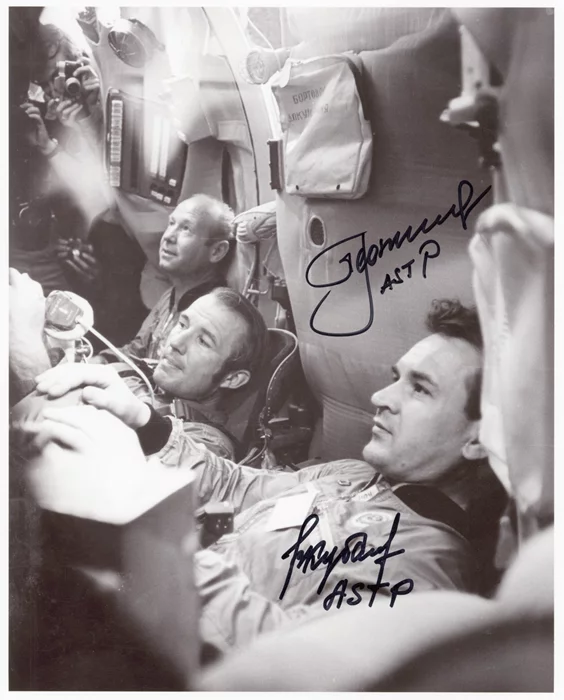 Apollo Soyuz Test Project autograph