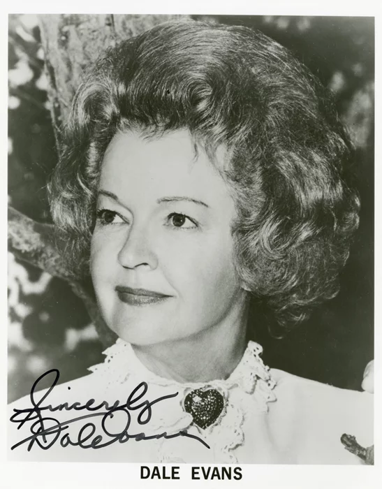 Dale Evans autograph