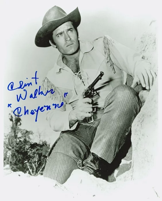 Clint Walker autograph