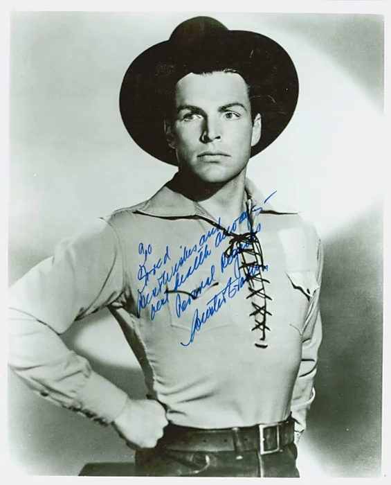 Buster Crabbe autograph