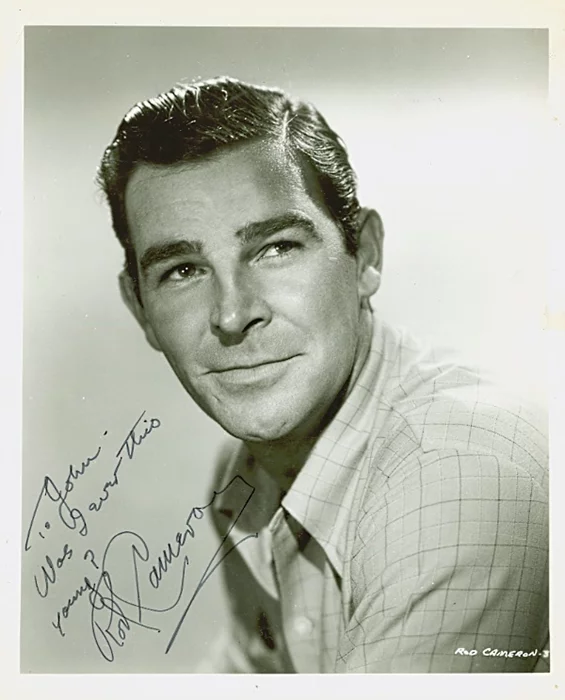 Rod Cameron autograph