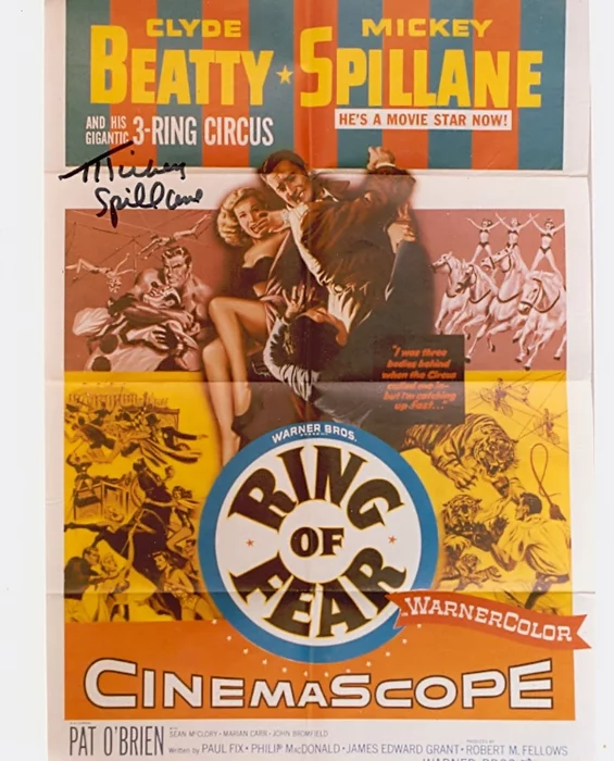 Mickey Spillane autograph