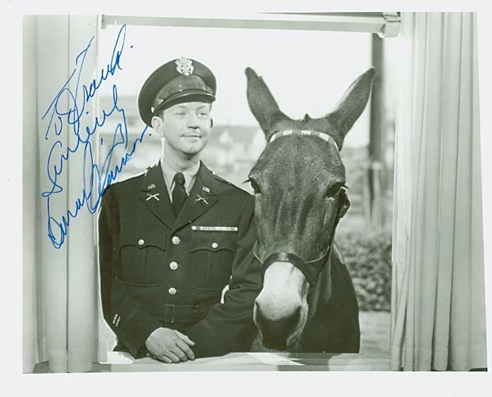 Donald O'Connor autograph