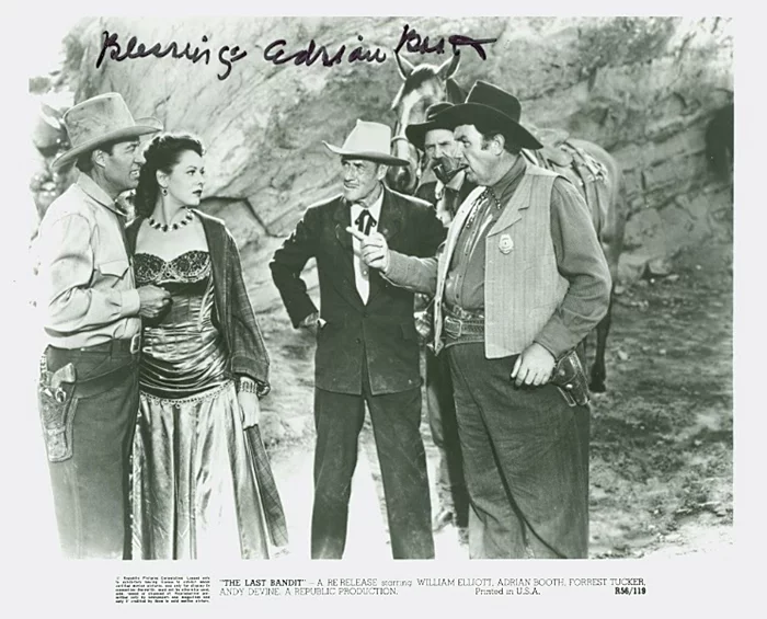Adrian Booth autograph