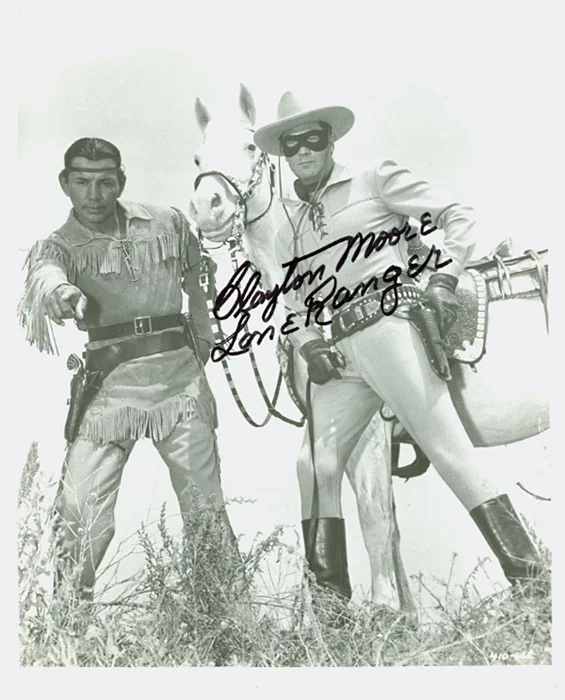 Clayton Moore autograph