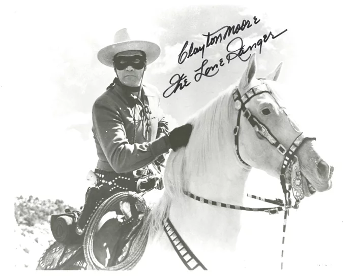 Clayton Moore autograph